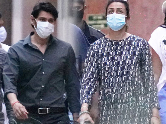 Mahesh babu And Namrata Papped In Hyderabad